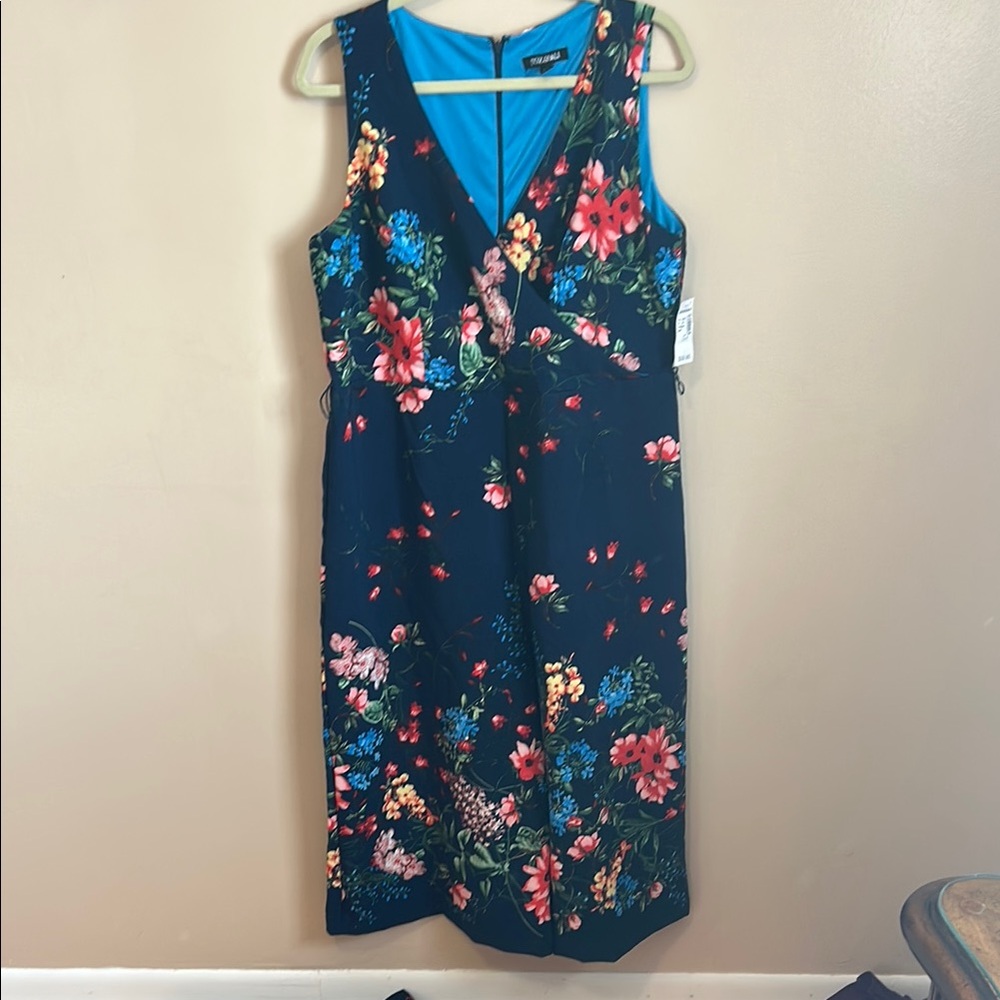 Floral Sleeveless wide legged jumpsuit
